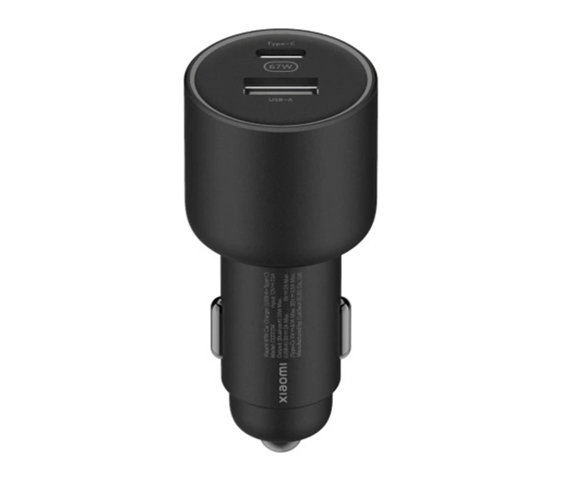 Xiaomi 67W Car Charger USB-A + Type-C - 1505195 - zdjęcie
